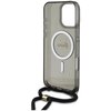 Etui GUESS Crossbody Cord Script MagSafe do Apple iPhone 16 Pro Max Czarny Typ Etui nakładka