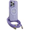 Etui GUESS Crossbody Cord Script MagSafe do Apple iPhone 16 Pro Max Fioletowy Model telefonu iPhone 16 Pro Max