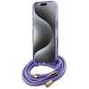 Etui GUESS Crossbody Cord Script MagSafe do Apple iPhone 16 Pro Max Fioletowy Kompatybilność Apple iPhone 16 Pro Max