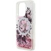Etui GUESS Liquid Glitter Flower MagSafe do Apple iPhone 16 Pro Różowy Typ Etui nakładka