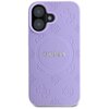 Etui GUESS Saffiano Peony Classic Logo MagSafe do Apple iPhone 16 Plus Fioletowy Model telefonu iPhone 16 Plus