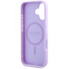 Etui GUESS Saffiano Peony Classic Logo MagSafe do Apple iPhone 16 Plus Fioletowy Gwarancja 24 miesiące
