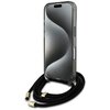 Etui GUESS Crossbody Cord Script MagSafe do Apple iPhone 16 Czarny Kompatybilność Apple iPhone 16
