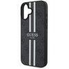 Etui GUESS 4G Printed Stripes MagSafe do Apple iPhone 16 Czarny Typ Etui nakładka