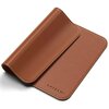 Podkładka pod mysz SATECHI Vegan-Leather Premium Brązowy Podkładka podświetlana Nie