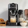 Ekspres CECOTEC Power Espresso 20 Steel Pro Latte Funkcje Regulacja ilości zaparzanej kawy, One Touch Cappuccino, Spienianie mleka, Wskaźnik poziomu wody