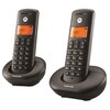 Telefon MOTOROLA E202 Duo DECT Czarny Wyświetlacz Tak