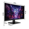 Monitor ASROCK Phantom Gaming PG27QRT1B 27" 2560x1440px 180Hz 1 ms [MPRT] Częstotliwość odświeżania obrazu [Hz] 180