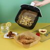 Foremki papierowe KLAUSBERG KB-7781 do Air Fryer 16x16 cm (100 sztuk) Kolor Brązowy