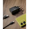 Ładowarka sieciowa MOTOROLA TurboPower PD 33W + Kabel USB-A - USB-C Czarny Kolor Czarny