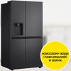 Lodówka LG GSJC41EPPE Side by Side 179cm Srebrna LinearCooling Bezszronowa (No Frost) Pełny No Frost