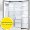 Lodówka LG GSLC41PYPE Side by Side 179cm Czarna DoorCooling+ Kolor producenta Srebrny