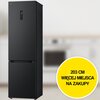 Lodówka LG GBV7270DEV No Frost 203cm Czarny mat NatureFresh LinearCooling Zmiana kierunku otwierania drzwi Tak