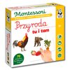 Karty edukacyjne KAPITAN NAUKA Montessori Przyroda tu i tam