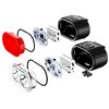 Zestaw lampek rowerowych BLOW BL-01 Tryby pracy Stroboskopowe