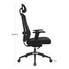 Fotel LVN System Ergo Essential LV0653 Czarny Obrotowe Tak