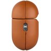 Etui na słuchawki FIXED Podsleather do APPLE AirPods Pro 2 Brązowy Karabińczyk Nie