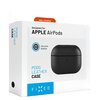 Etui na słuchawki FIXED Podsleather do APPLE AirPods 3 Czarny Materiał Mikrofibra