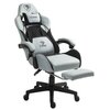 Fotel COBRA Player 5.0 CRF50 Jasnoszaro-czarny + podnóżek Regulowane oparcie Tak