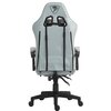 Fotel COBRA Player 5.0 CRF50 Jasnoszaro-czarny + podnóżek Regulacja podłokietników Przód - tył