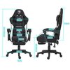 Fotel COBRA Player 5.0 CRF50 Jasnoszaro-czarny + podnóżek Rekomendowany wzrost [cm] 170 - 190