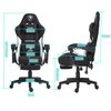 Fotel COBRA Player 4.0 CRF40 Czarny Materiał obicia Tkanina