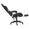 Fotel COBRA Player 5.0 CRF52 Czarno-biały + podnóżek Zagłówek Tak