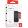 Dysk VERBATIM Pocket 1TB SSD Czarno-czerwony Maksymalna prędkość zapisu [Mb/s] 1000