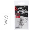 Wkręt do przynęt miękkich MIKADO HDJ-14-XS Jaws 10mm (8 szt.) Materiał Stal