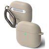 Etui na słuchawki RINGKE Silicone do Apple Airpods 4 Beżowy