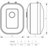 Bojler elektryczny KOSPEL Luna POC.G-10 10 l Pojemność [l] 10