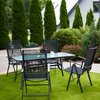 Fotel ogrodowy PATIO Lagos Antracytowy Materiał wykonania siedziska Tekstylina