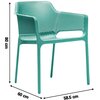 Krzesło ogrodowe NARDI Net Salice 80786 Materiał Tworzywo sztuczne