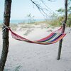 Hamak PATIO Paradise 200 x 100 cm Wielokolorowy Materiał Bawełna