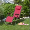Fotel ogrodowy PATIO Relax Bordowy Kolor poduszek Bordowy