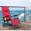 Fotel ogrodowy PATIO Relax Bordowy Rodzaj Fotel