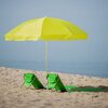 Parasol plażowo-ogrodowy PATIO Poly II 240 cm Limonkowy Materiał Metal