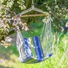 Fotel hamakowy podwieszany PATIO 47747 Wielokolorowy Materiał Bawełna
