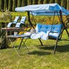 Stolik turystyczny PATIO 461082 Kolor Antracytowo-srebrny