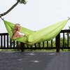 Hamak PATIO 47748 275 x 140 cm Zielony Materiał Poliester