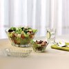 Półmisek PASABAHCE Mezze 18 x 11.5 cm Przezroczysty Kształt Prostokątny