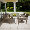 Fotel ogrodowy PATIO Marlene Beżowy Kolor stelażu Brązowy
