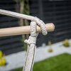 Fotel hamakowy podwieszany PATIO 47596 Ecru Materiał Bawełna