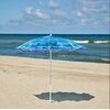 Parasol plażowo-ogrodowy PATIO Poly 170 cm Wielokolorowy Materiał Tworzywo sztuczne