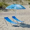 Parasol plażowo-ogrodowy PATIO Poly 170 cm Wielokolorowy Moskitiera Nie