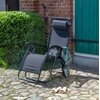 Fotel ogrodowy PATIO Relax Czarny Rodzaj Fotel