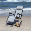 Fotel ogrodowy PATIO Relax Jasnoszary Rodzaj Fotel