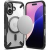 Etui RINGKE Fusion X Magnetic MagSafe do Apple iPhone 16 Przezroczysto-czarny