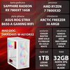Komputer MAD DOG DIAXID605-W-A01DR32 R7-7800X3D 32GB RAM 1TB SSD Radeon RX7800XT Wi-Fi Procesor AMD Ryzen 7 7800X3D