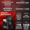 Komputer MAD DOG ARYA-A03WR16 R5-3600 16GB RAM 1TB SSD Radeon RX6600 Windows 11 Home Procesor AMD Ryzen 5 3600